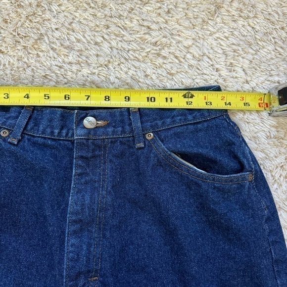 Vintage L.L Bean Double L Womens Straight Jeans Blue size 12 - Picture 9 of 11